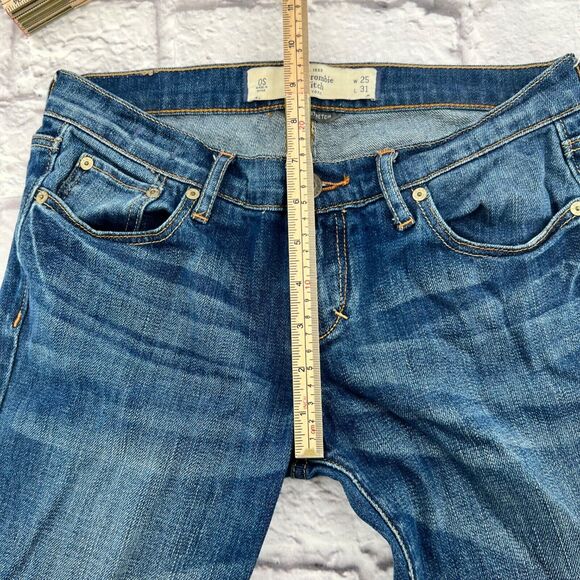 Abercrombie & Fitch Jeans 0S W25 L31 Medium Wash Perfect Stretch Skinny - Picture 8 of 9